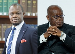 Justice Srem-Sai and Nana Akufo-Addo