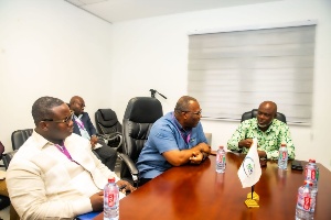 Acting VRA boss Obeng-Kenzo pays courtesy call on Nuclear Power Ghana and Bui Power Authority