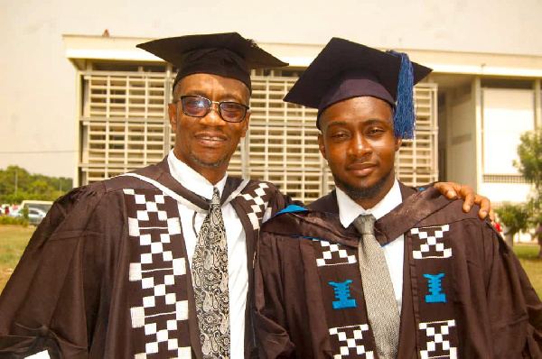 Lawyer Stephen Asante Bekoe and his son Paa Kwasi Adom Asante