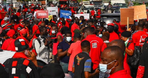 The protest by Organized Labour was scheduled for February 13