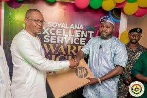 Alhaji Habib Iddris during the awards ceremony