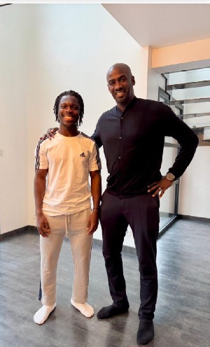 Alidu Seidu  (left) and Otto Addo