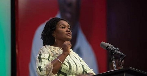 Professor Naana Jane Opoku-Agyemang and John Dramani Mahama