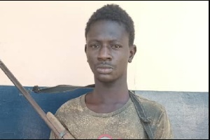 The court also convicted him of assault, illegal weapon possession