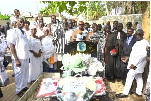 Traditional leaders and clergy gathered at his tomb to honor his enduring legacy