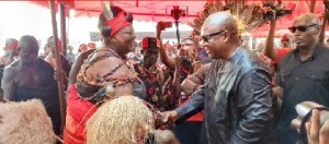 Mr. Mahama contributed GHC100,000 and assorted drinks