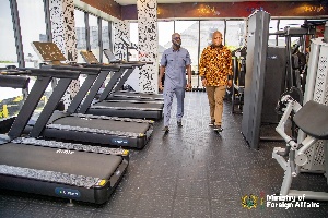 Mr. Ablakwa toured the 501-hectare River Park Estate