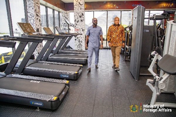 Mr. Ablakwa toured the 501-hectare River Park Estate