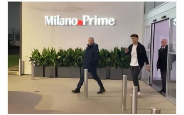 Joao Felix Milan airport