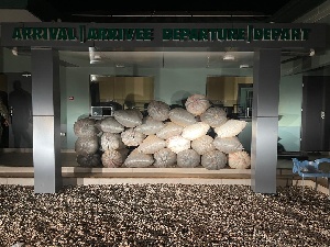 The intercepted cocoa beans have also been secured and are expected to be handed over