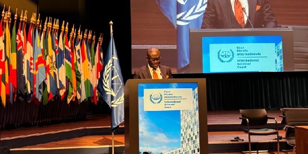 Godfred Yeboah Dame speaking at the 23rd session of the Assembly