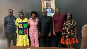 Afronita and her parents with The Minister and Deputy Minister for Tourism Arts and Culture