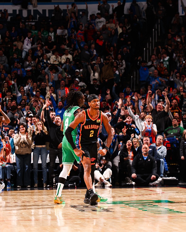 Thunder marked a franchise record of 15 consecutive win