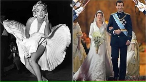 Marilyn Monroe’s ‘Subway’ dress to Queen Letizia's wedding gown