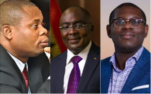 Franklin Cudjoe, Dr Mahamudu Bawumia and Bright Simons