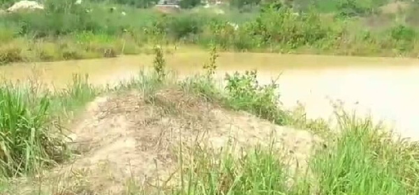 The galamsey site which has been left uncovered has gotten residents worried over repeated deaths