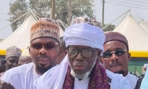 The ceremony coincided with the final funeral rites of Sheikh Abdul Mumin Haroun
