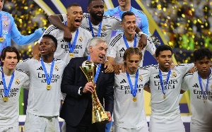 Real Madrid in jubilation after clinching the inaugural IC cup