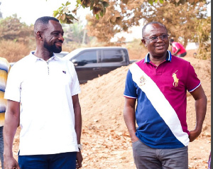 COP George Alex Mensah (left), Joseph Osei-Owusu (right)
