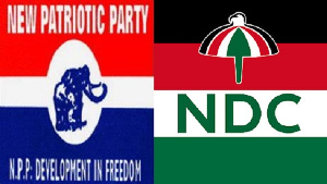 NPP flag(left), NDC flag (right)