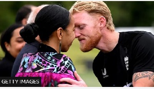 Ben Stokes and the England team took part in a mihi whakatau, a welcome, in Christchurch on Tuesday