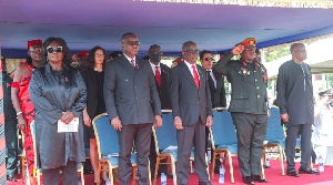 A two-minute silence was observed, and veterans were honored for their sacrifices