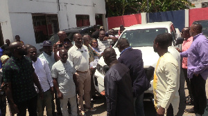 The presentation was held at the NPP Heaquarters in Accra on Tuesday