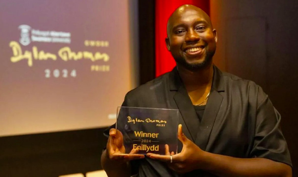 Caleb Azumah Nelson was named the winner at an event in Swansea