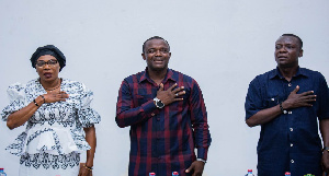 Elisabeth Kwatsoe Sackey (left) at the general assembly meeting for 2024