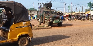 Gunfire erupted around the Gingande-Zongo area