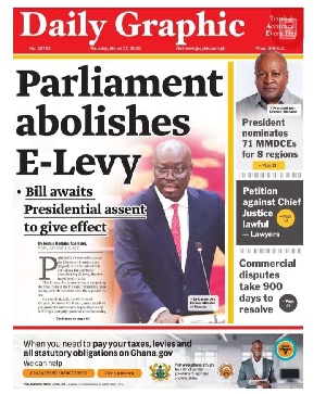 Today's front page