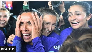 Marta has scored 119 goals in 204 games for Brazil and has spent eight seasons with the Orlando Prid