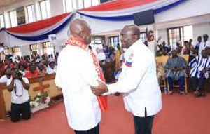 Dan Botwer (Left) to be named as Dr Mahamudu Bawumia's (right) campaign manager