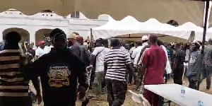 Aggrieved supporters allegedly instigated the attack, demanding a review of the results