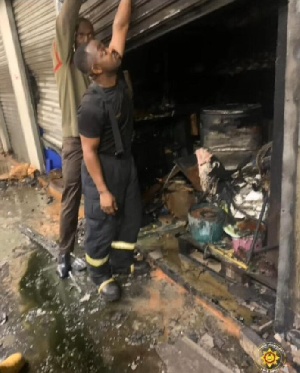 The flames were brought under control and fully extinguished within an hour