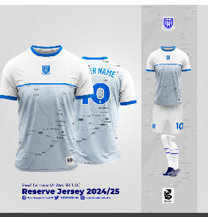 RTU's reserve jersey for the 2024/25 Division One League campaign