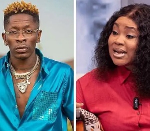 Shatta Wale and Sally Mann