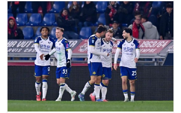 Verona secured a narrow win against Bologna