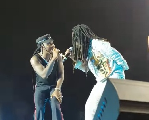 Stonebwoy and Rocky Dawuni