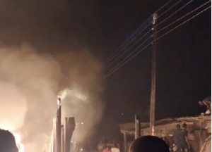 The Ghana National Fire Service (GNFS) swiftly responded