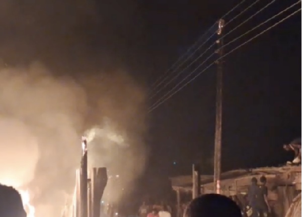 The Ghana National Fire Service (GNFS) swiftly responded