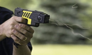 One individual allegedly pointed a toy gun at Dr. Amoah, prompting his reaction