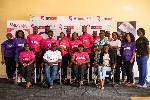 A group picture of volunteers from Vivo Energy Ghana and HR Focus Universe at the ShePower mentorshi