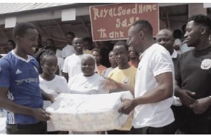 Bernard Tekpetey donates to Royal Seed Orphanage in Kasoa