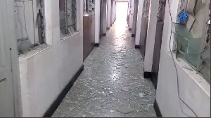 Eyewitnesses reported that over 40 individuals stormed the venue