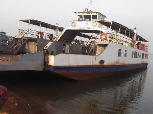 The ferry’s breakdown has disrupted the Dambai market