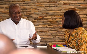 Mahama emphasized the symbolism of this phrase, connecting it to the decisive end of an era