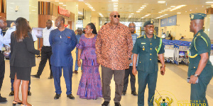 Henry Quartey visits airport