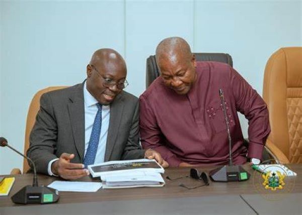 Dr. Cassiel Ato Forson and President John Mahama