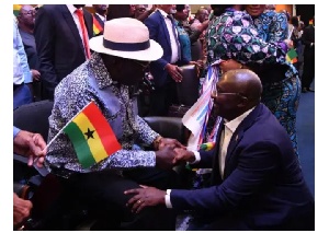 President John Agyekum Kufour and Dr Bawumia